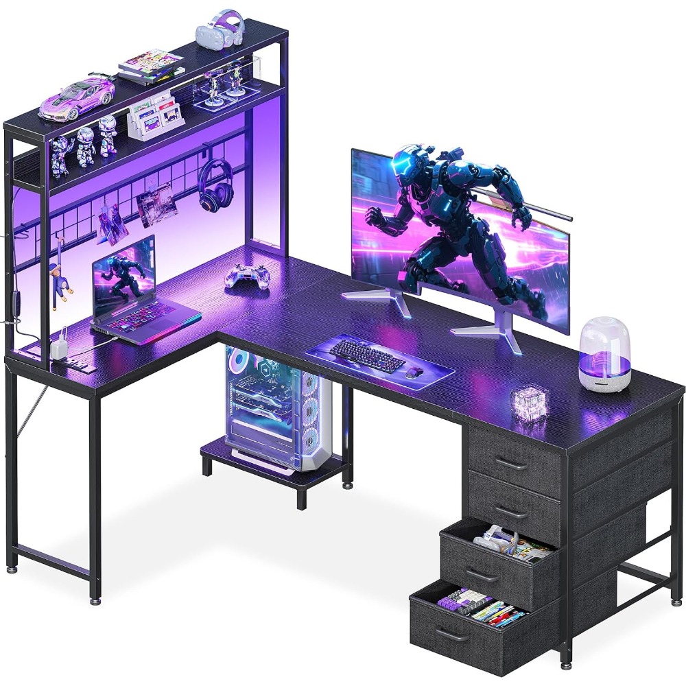 Gaming Desk With Hutch - AODK 59