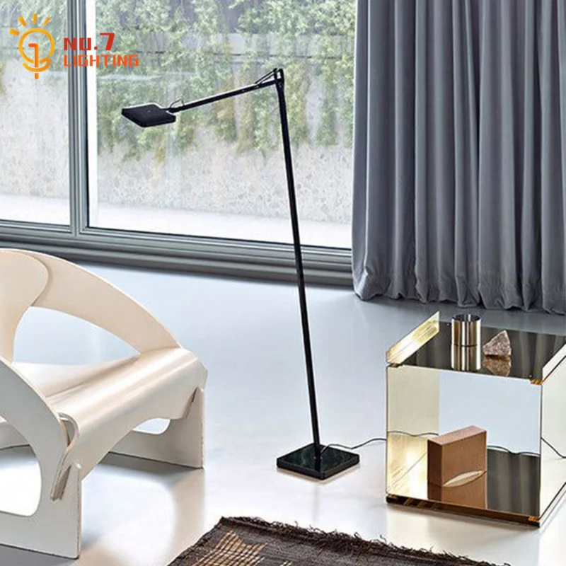 Designer Industrial Swing Arm  - Floor Lamp Arched ulasan dan harga