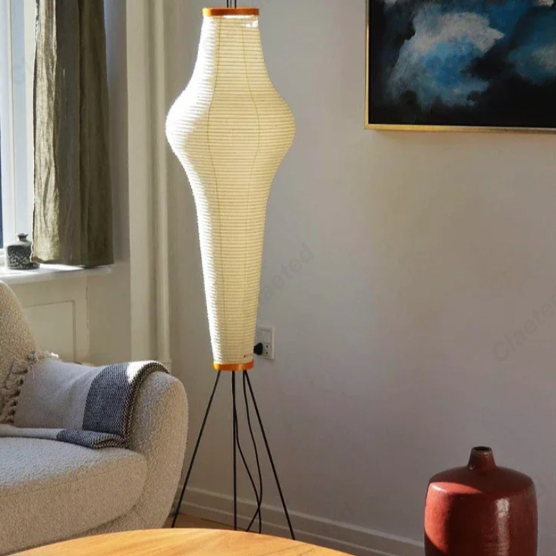Simple and Creative LED Rice P - Floor Lamp Arched ulasan dan harga