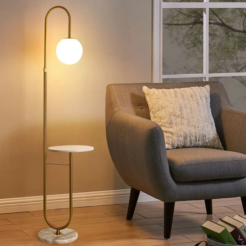 Modern LED Floor Lamp Gold Bla - Floor Lamp Arched ulasan dan harga
