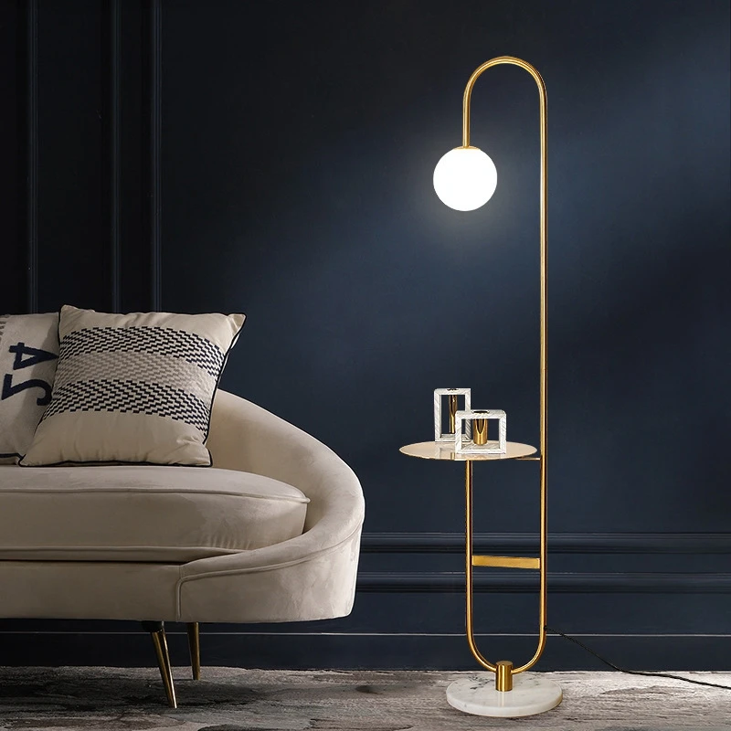 Modern LED Floor Lamp Gold Bla - Floor Lamp Arched ulasan dan harga