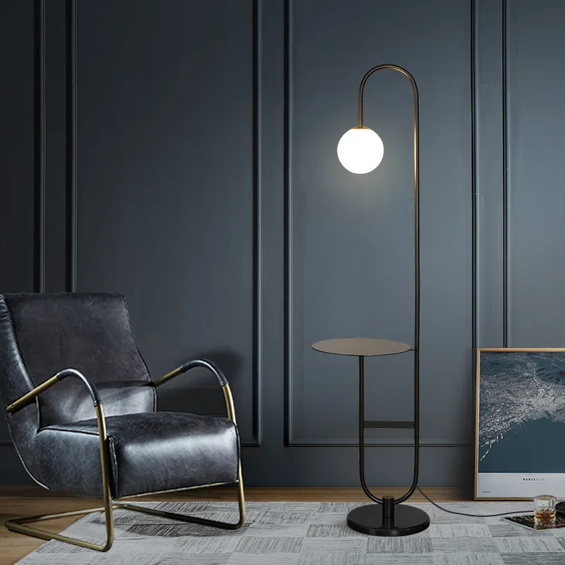 Modern LED Floor Lamp Gold Bla - Floor Lamp Arched ulasan dan harga