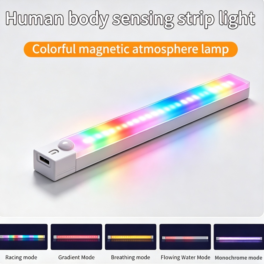 Rechargeable RGB LED Desk Ligh - Gaming Desk With Hutch ulasan dan harga
