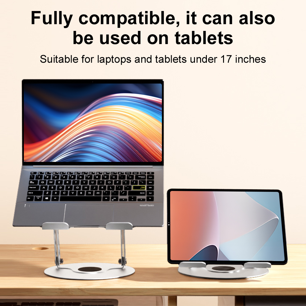 360° Rotating Laptop Stand Adj - Gaming Desk With Hutch ulasan dan harga