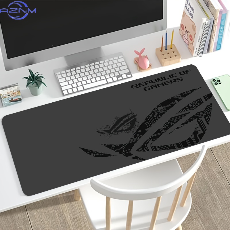 1pc Large Gaming Mouse Pad ROG - Office Furniture Brand ulasan dan harga