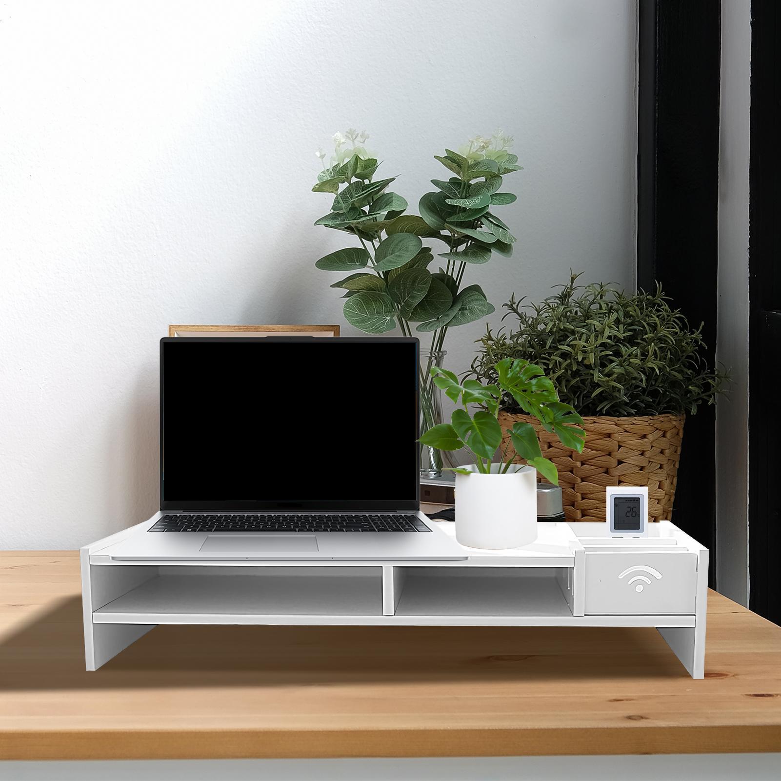 3-Tier Desk Organizer Shelf Fo - Gaming Desk With Hutch ulasan dan harga