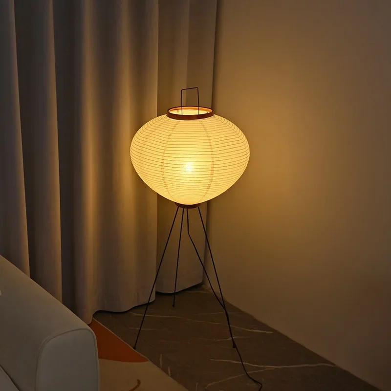 Japanese Noguchi Akari Rice Pa - Floor Lamp Arched ulasan dan harga