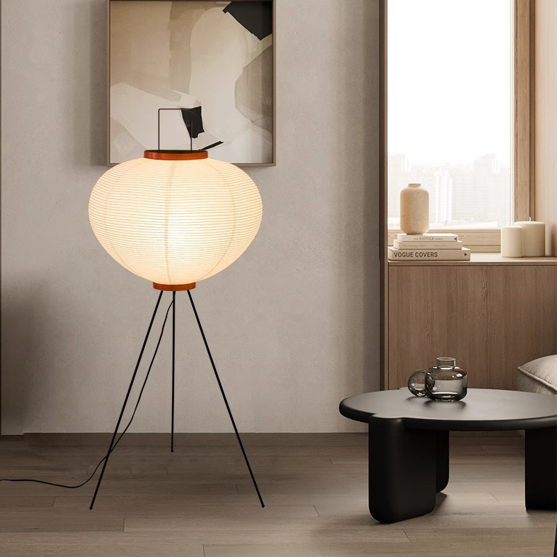 Japanese Noguchi Akari Rice Pa - Floor Lamp Arched ulasan dan harga