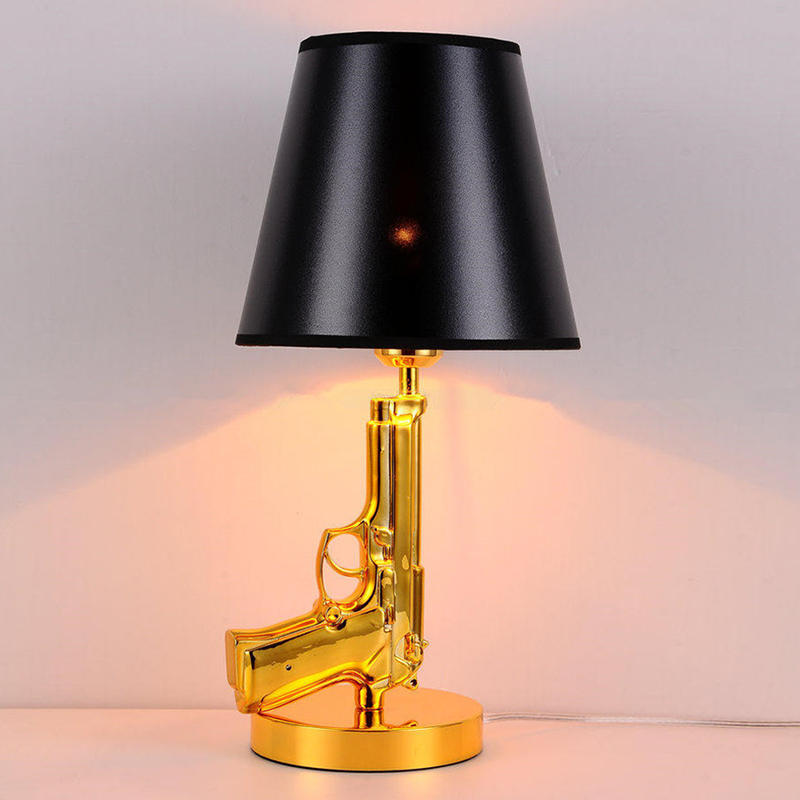 Gold Plated Pistol Table Desk  - Floor Lamp Arched ulasan dan harga