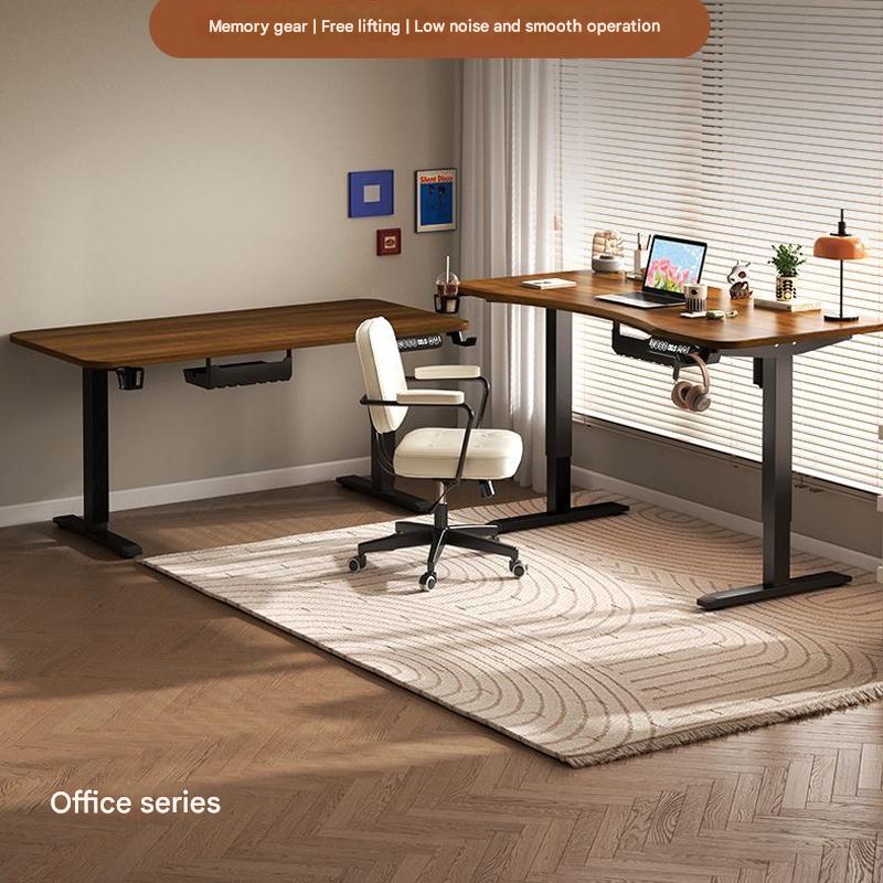 80/100/120/140cm Height Adjust - Gaming Desk With Hutch ulasan dan harga