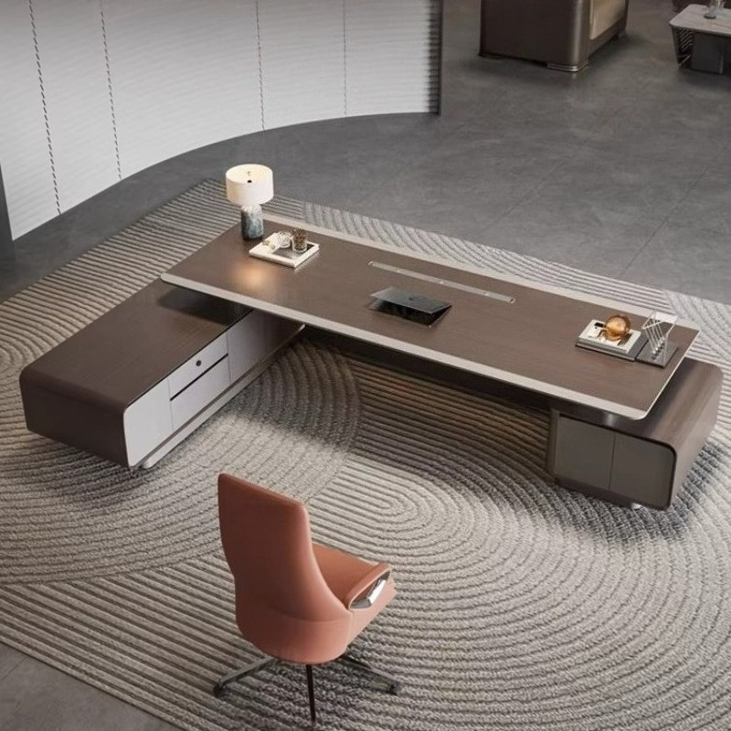 Luxury top boss table 240cm 28 - Office Furniture And Equipment ulasan dan harga