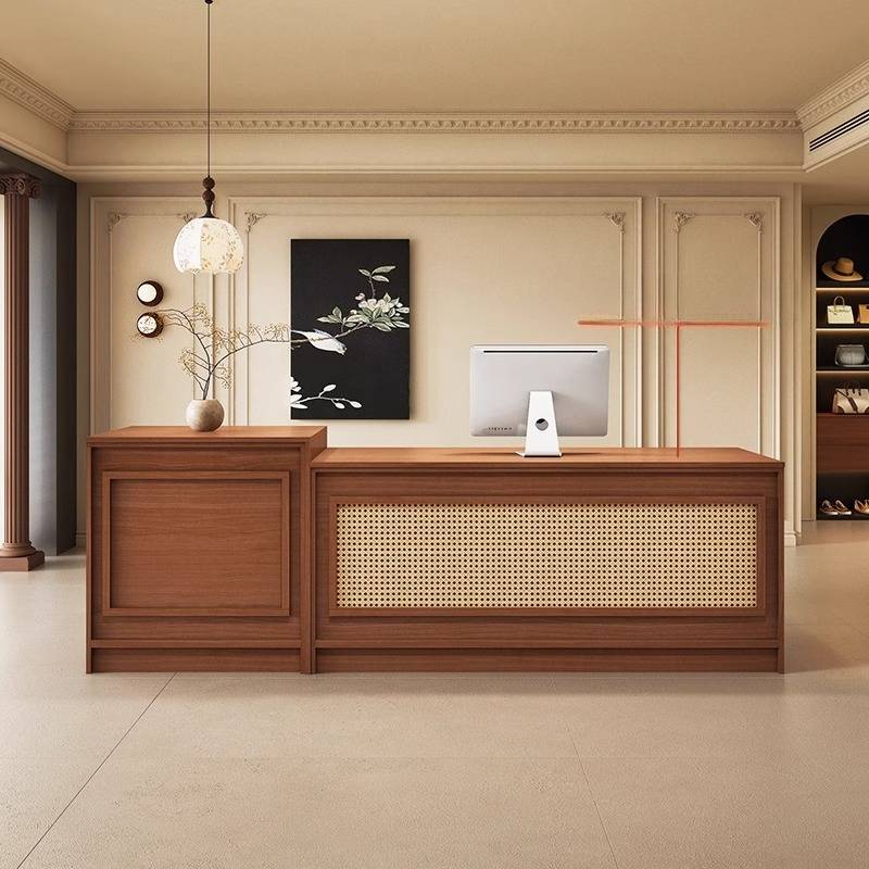 #Counter Logo Reception Desks  - Office Furniture Logo ulasan dan harga